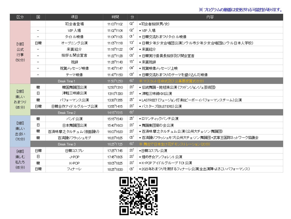 日韓交流おまつり 2022 in Seoul