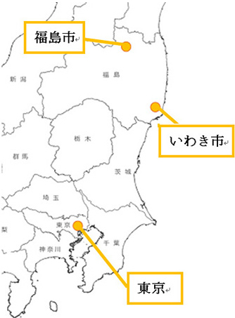 各地の放射線量